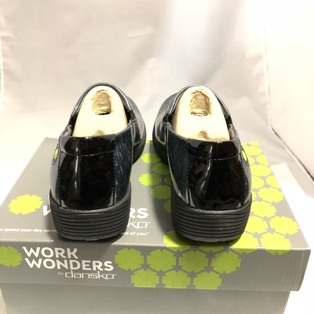 New Dansko Women's Work Wonders Coral Grid Patent - Picture 3 of 4